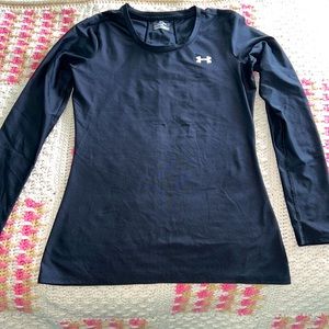 Small Under Armour Fitted Black Long Sleeve